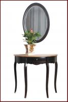 туалетный столик с зеркалом Черная Жемчужина. размер 90*39*78