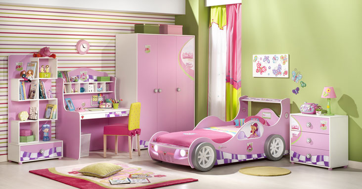 детская спальня "Miss Racer". Фабрика Cilek (Чилек) Турция