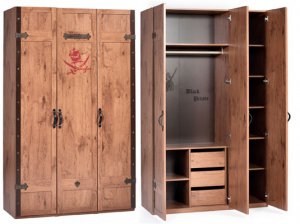 шкаф 3-дверный Блэк Пират KS-1002.jpg шкаф 3-дверный Блэк Пират KS-1002.jpg
